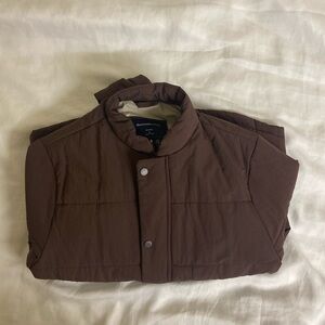 Abercrombie relaxed small ash color jacket